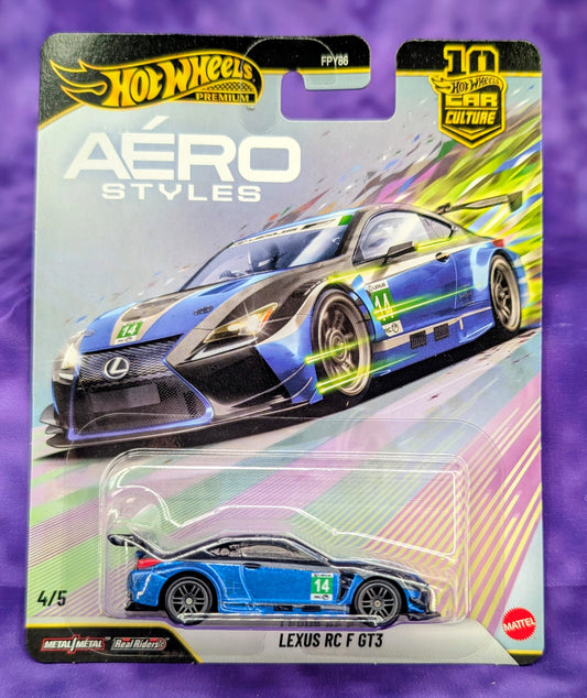 Hot Wheels Lexus RC F GT3 - Aero Styles - Car Culture - Premium