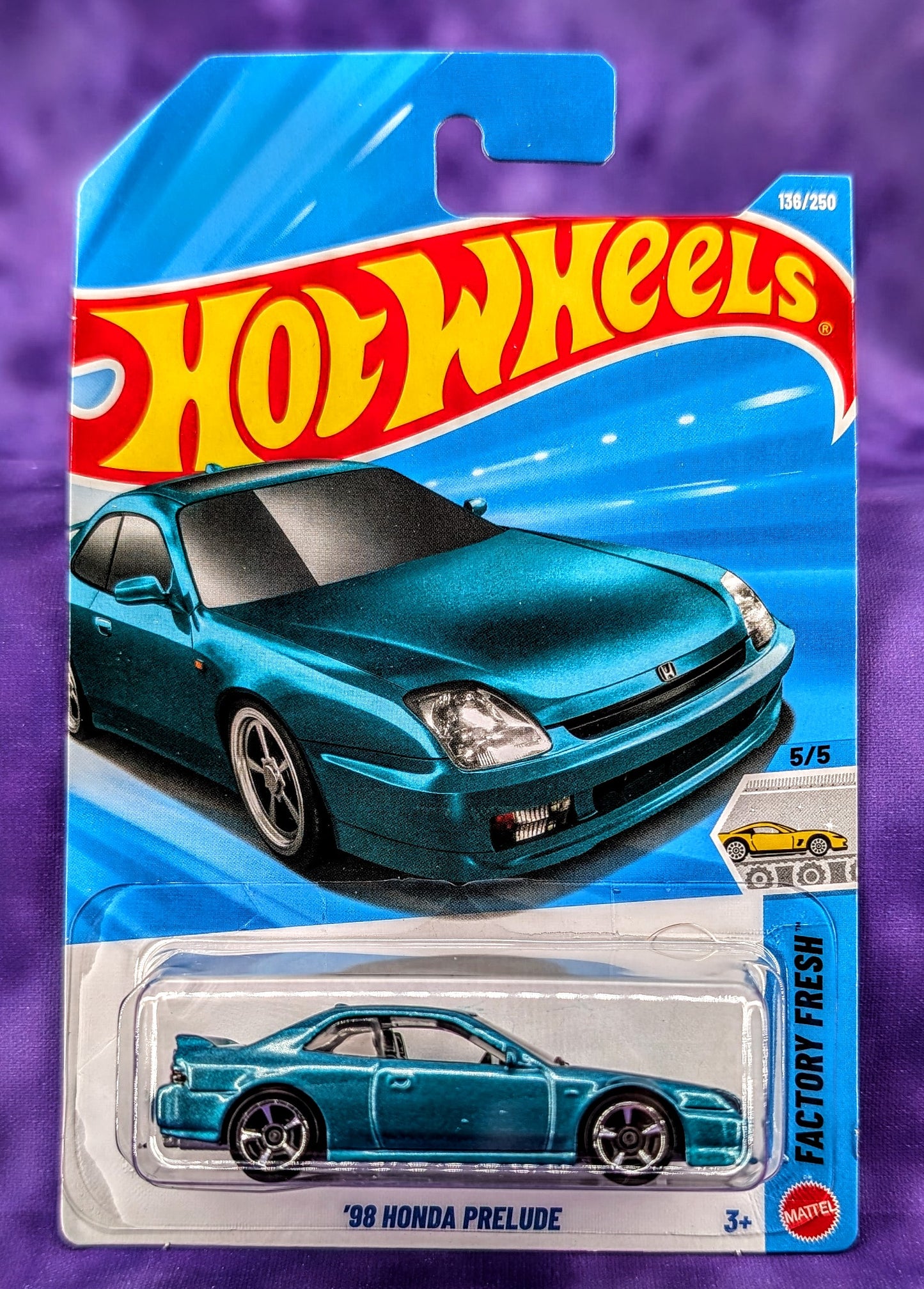 Hot Wheels '98 Honda Prelude - Factory Fresh - Mainline