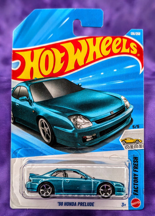 Hot Wheels '98 Honda Prelude - Factory Fresh - Mainline