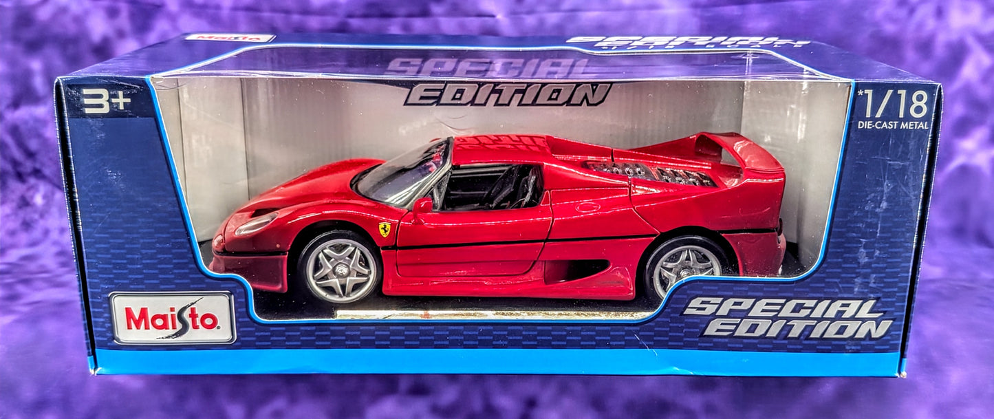 Maisto Ferrari F50 (Close Top) - Special Edition - 1:18 Scale
