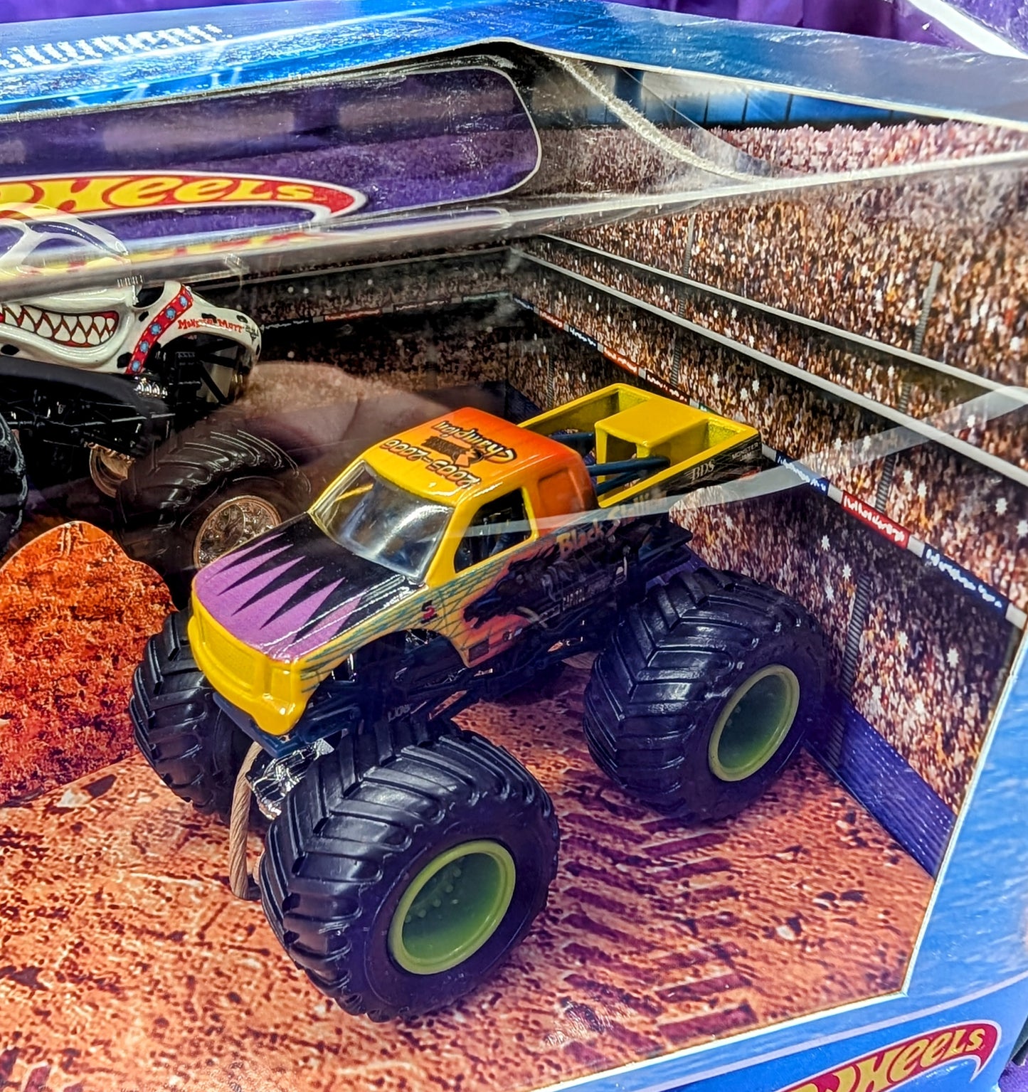 Hot Wheels 2018 Monster Jam Smash Up Stadium 5-Pack - feat. El Toro Loco Exclusive - VHTF