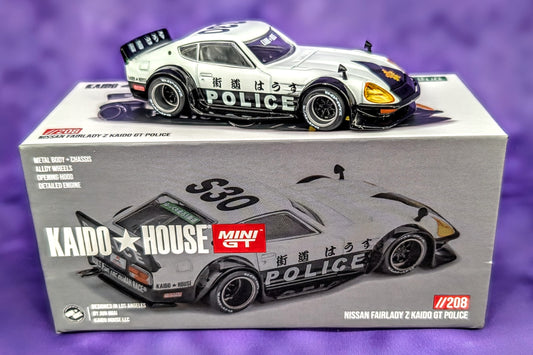 Kaido House x Mini GT 1:64 Nissan Fairlady Z Kaido GT Police