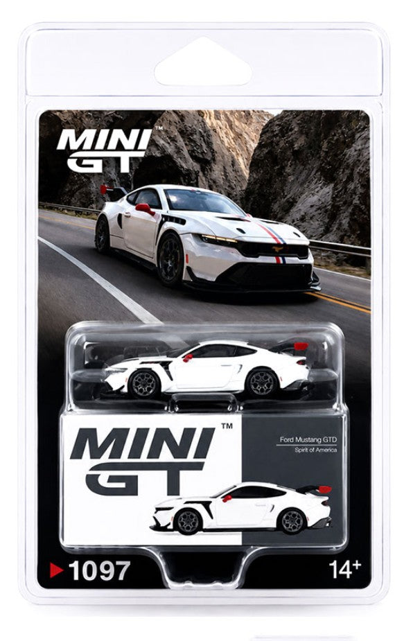 CHASE Mini GT Ford Mustang GTD "Spirit of America" - # 1097
