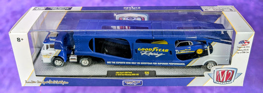 M2 Machines 1964 Ford C-950 Truck & 1970 Ford Mustang BOSS 302 - Goodyear - R26 17-17