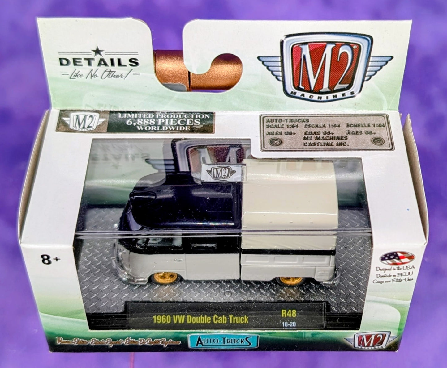 M2 Machines 1960 VW Double Cab Truck - R48 18-20