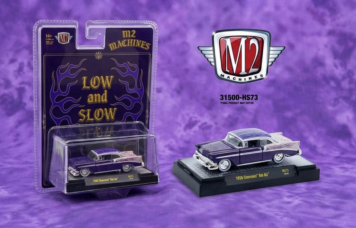 M2 Machines 1956 Chevrolet Bel Air - Low & Slow - Lowrider