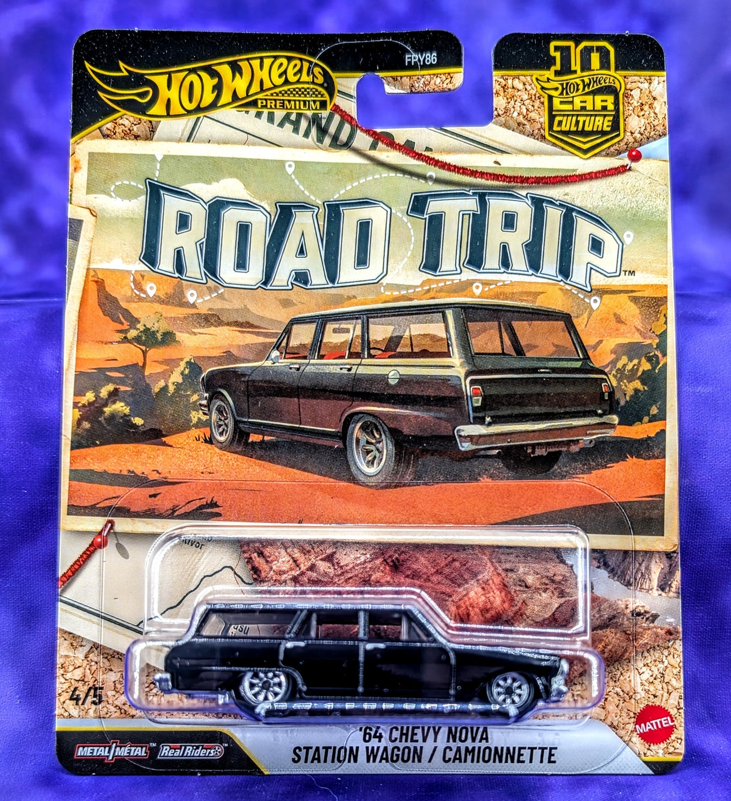 Hot Wheels Road Trip Set of 5 - Car Culture - Premium