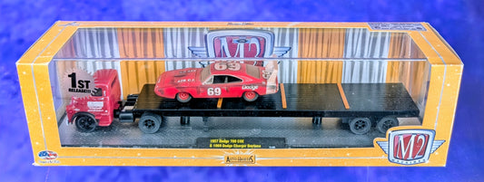 M2 Machines 1957 Dodge 700 COE & Dirty/Raced 1969 Dodge Charger Daytona - First Release - 11-06