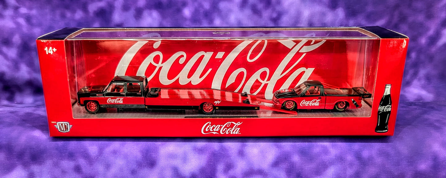 CHASE M2 Machines 1973 GMC Ramp Truck & 1995 GMC Sonoma 15 - 1 of 750 - Coca-Cola Auto-Haulers