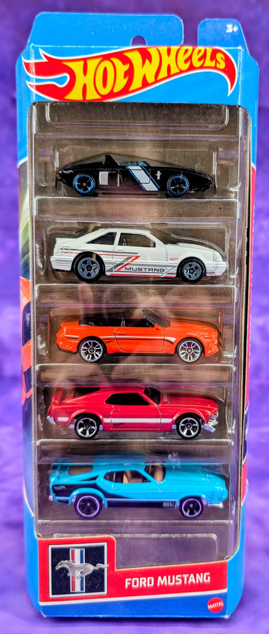 Hot Wheels Ford Mustang 5 Pack - Mainline