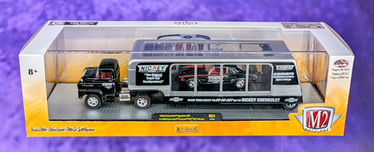 M2 Machines 1959 Chevrolet Spartan LCF & 1968 Chevrolet Camaro SS 427 - NICKEY Chevrolet - R24 17-11