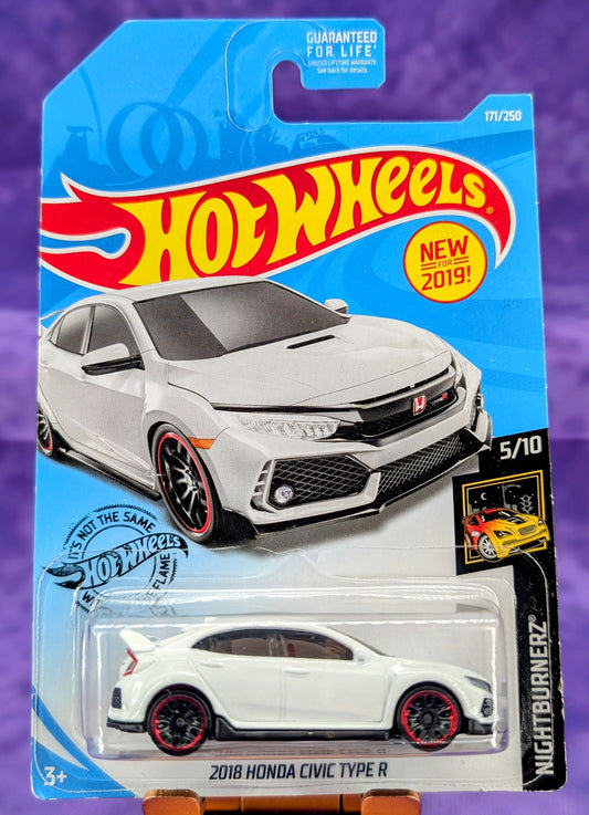 Hot Wheels 2018 Honda Civic Type R - Nightburnerz - First Edition – Mainline