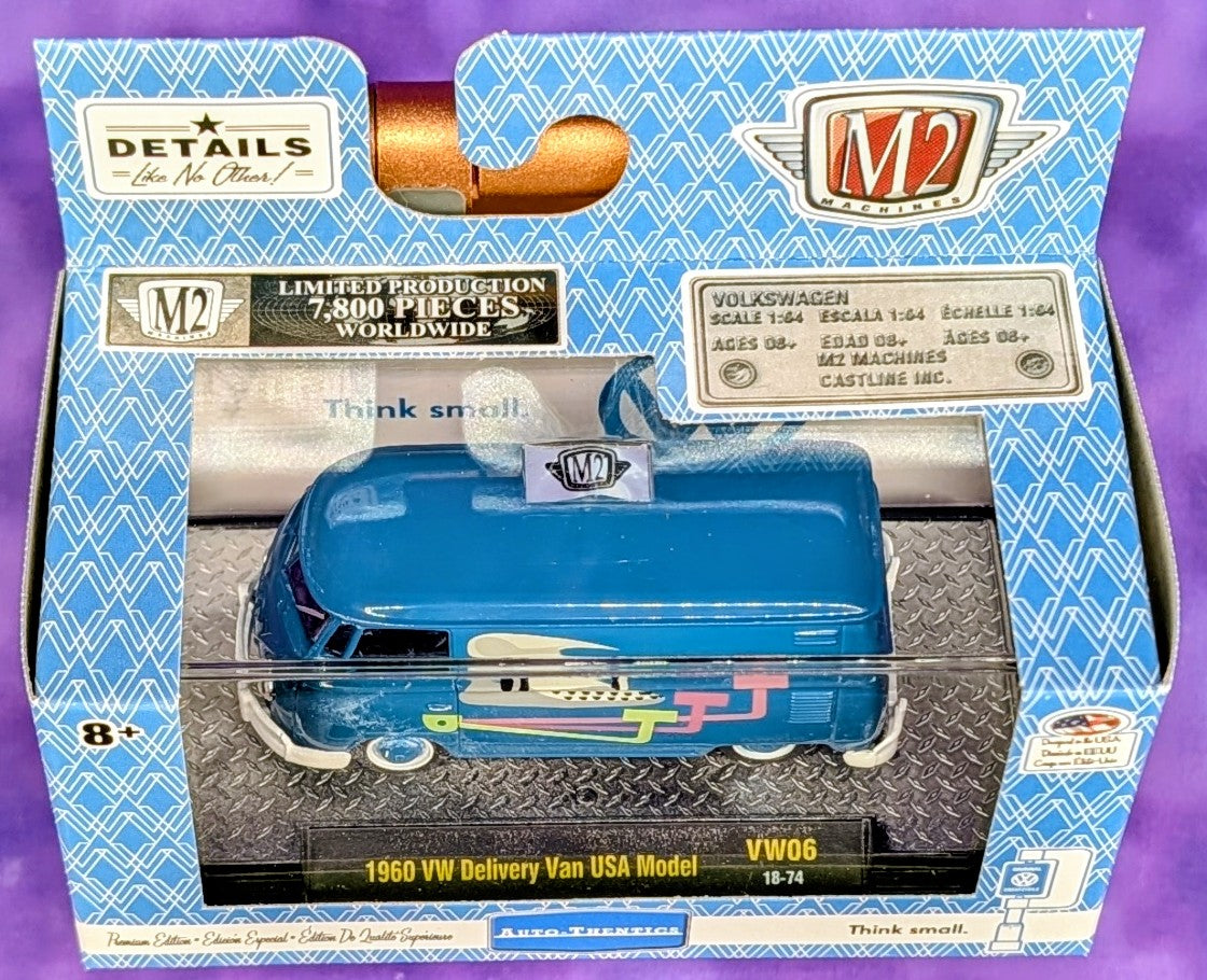 M2 Machines Volkswagen Bus Set of 6 Vans w/ Sleeve - Auto-Thentics