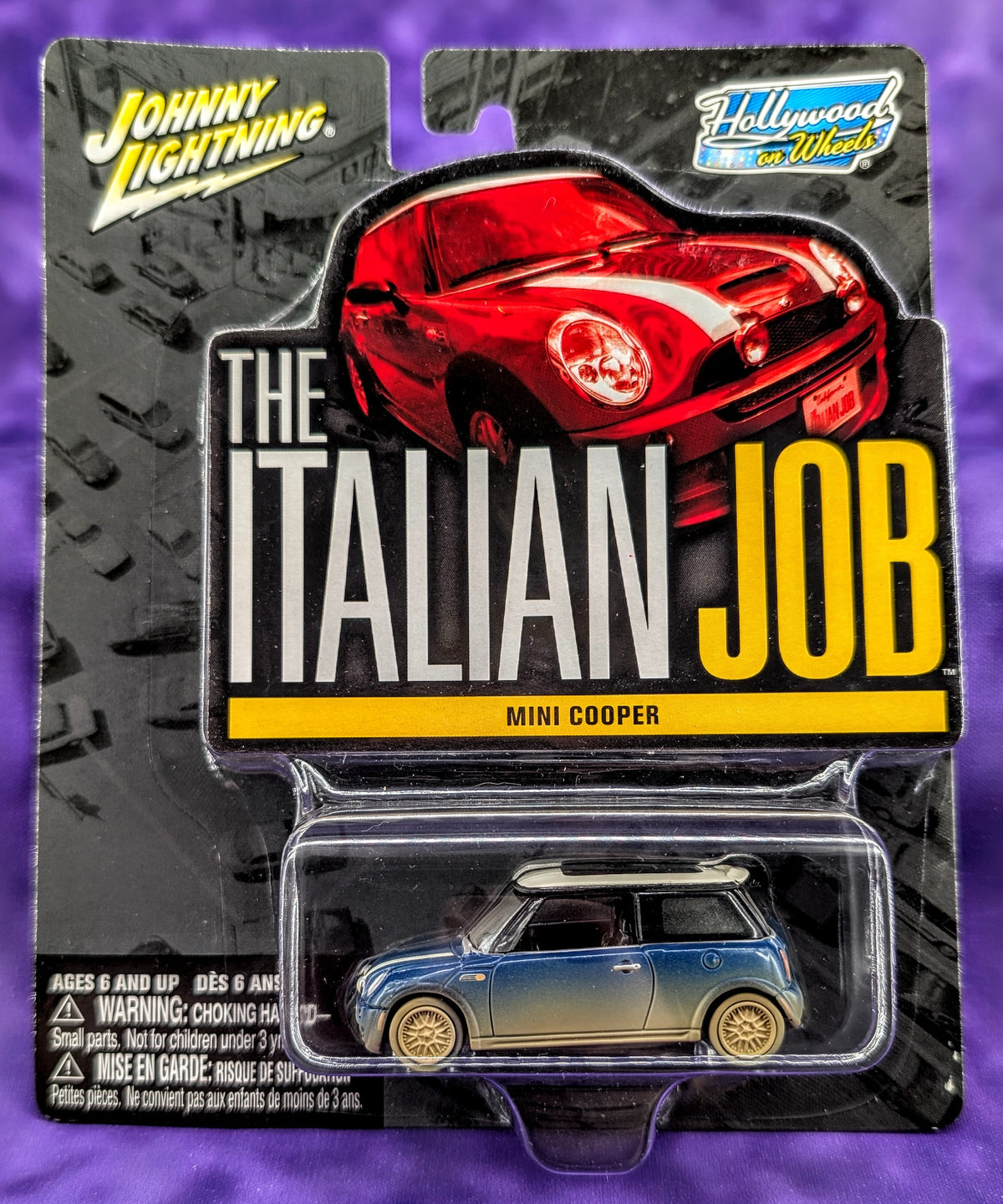 Johnny Lightning Mini Cooper - The Italian Job - Set of 3 - Getaway Trio - Hollywood on Wheels