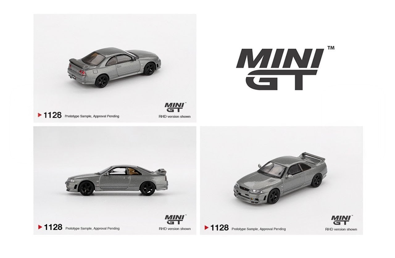 Mini GT NISSAN Skyline GT-R Dark Metal Gray (NISMO BCNR33 CRS Version) – Limited Edition