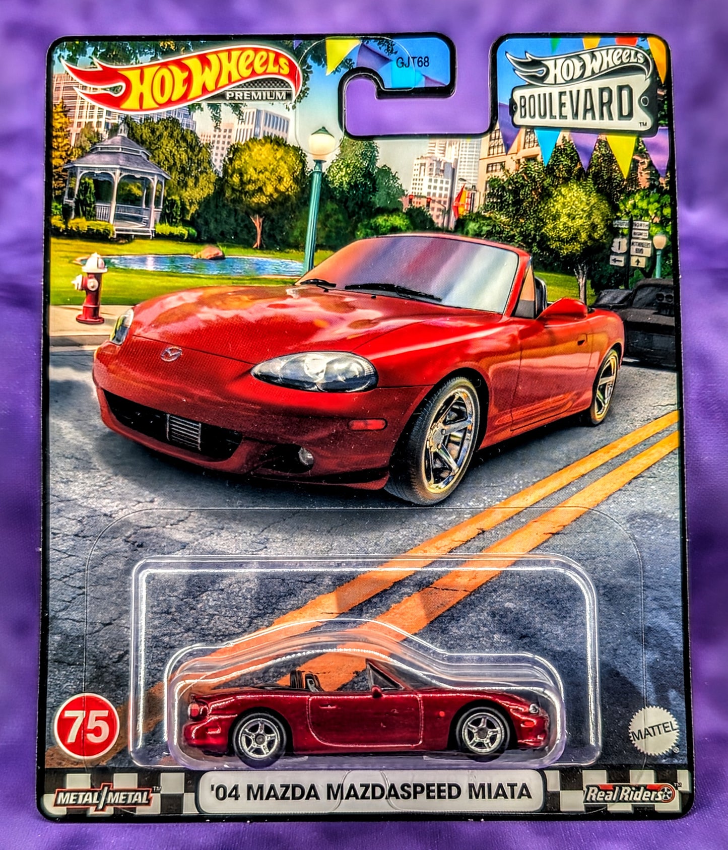Hot Wheels '04 Mazda Mazdaspeed Miata - Boulevard #75 - Premium