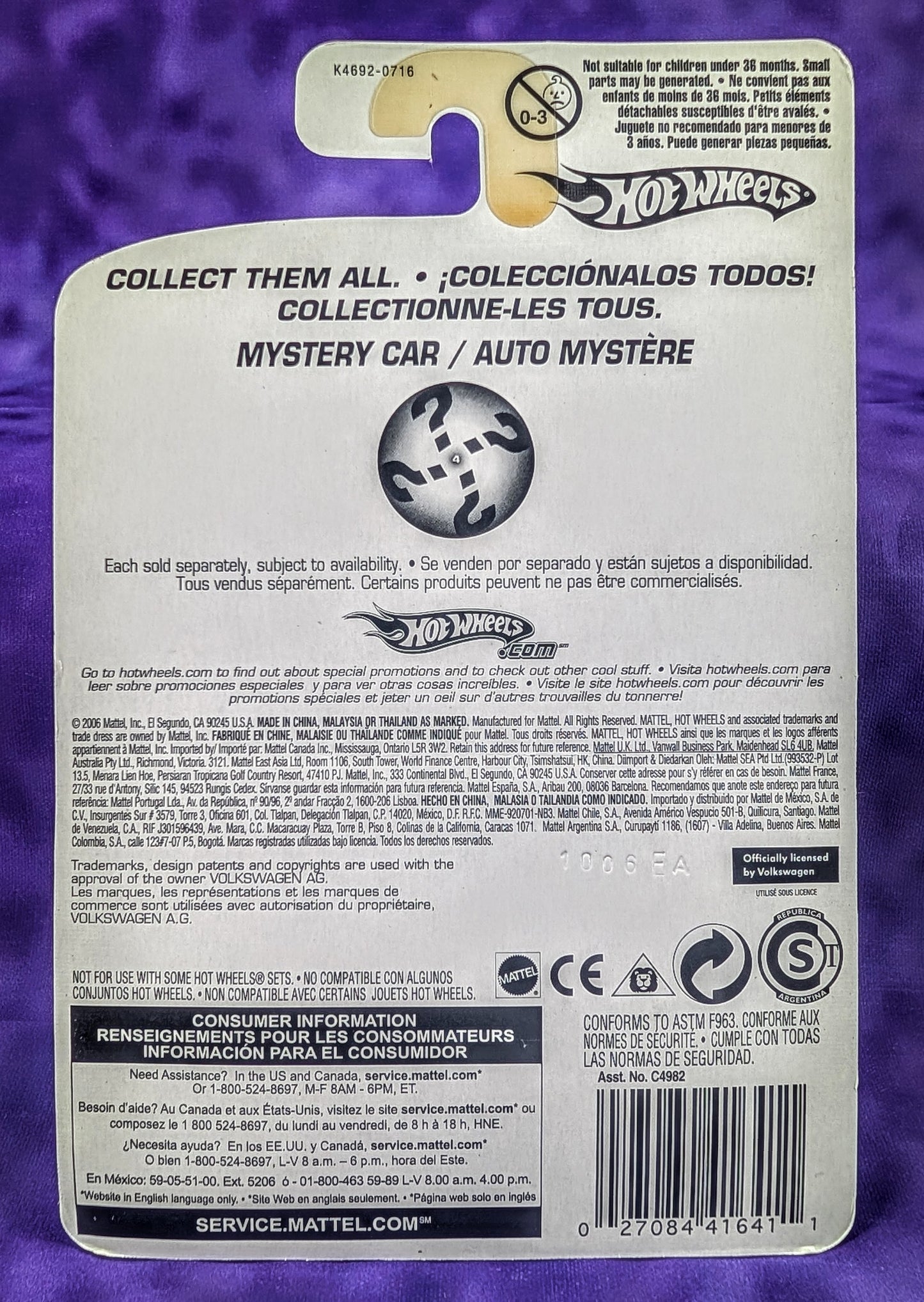 Hot Wheels Customized VW Drag Bus - 10th Anniversary - 2006 Mystery Car