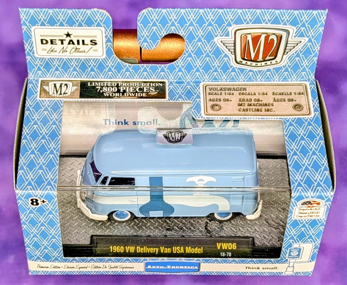 M2 Machines Volkswagen Bus Set of 6 Vans w/ Sleeve - Auto-Thentics