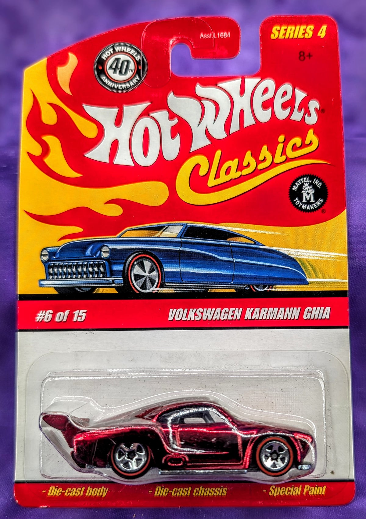 Hot Wheels Volkswagen Karmann Ghia - 40th Anniversary Classics