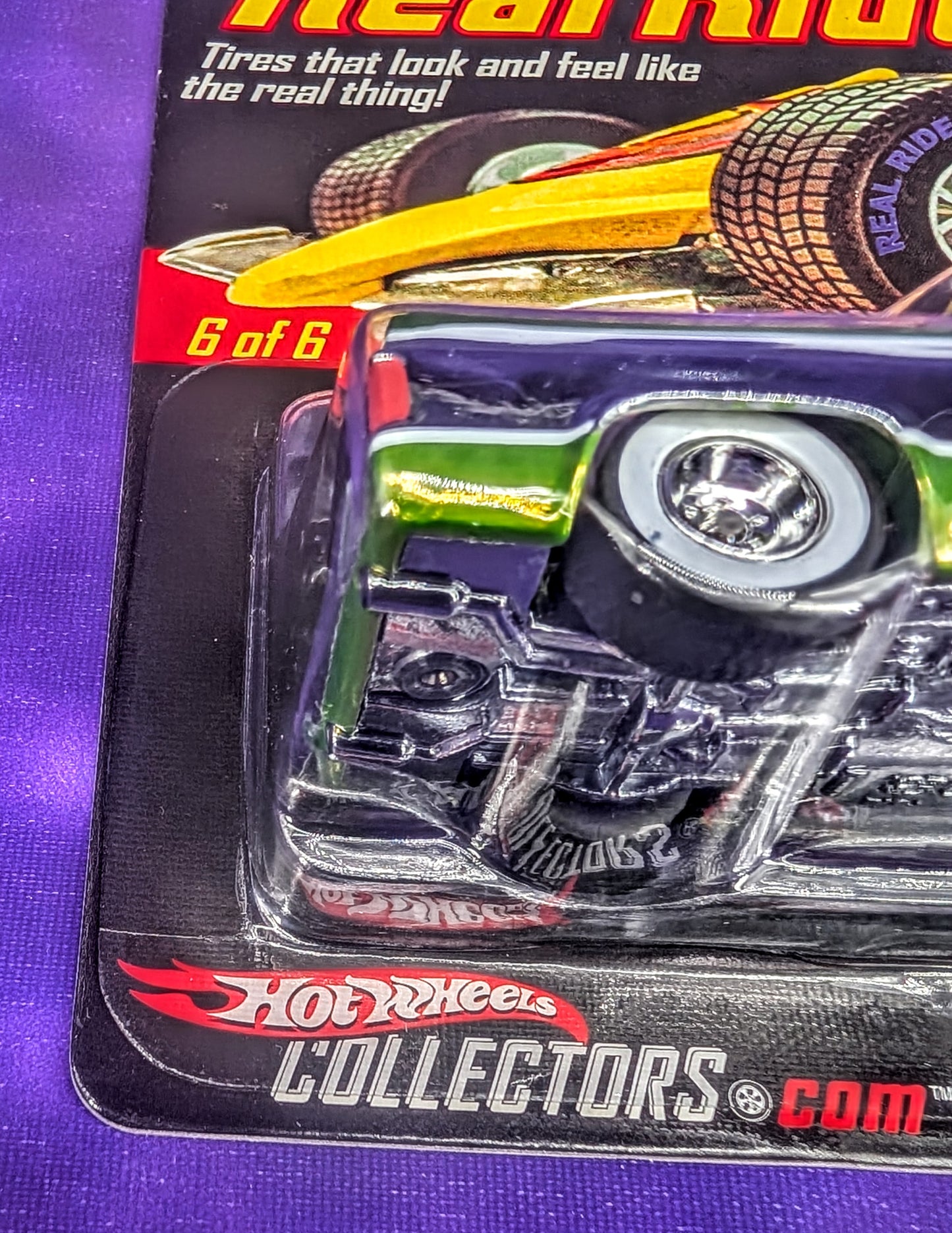 Hot Wheels RLC '83 Chevy Silverado - Real Riders Series 8 (Antifreeze w/ Chrome Center) Limited 02587/3000 - Red Line Club
