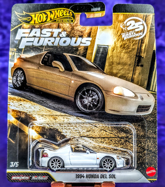 Hot Wheels 1994 Honda (Civic) Del Sol - Fast & Furious 25th Anniversary - Premium
