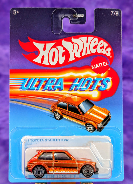 Hot Wheels '81 Toyota Starlet KP61 - Ultra Hots