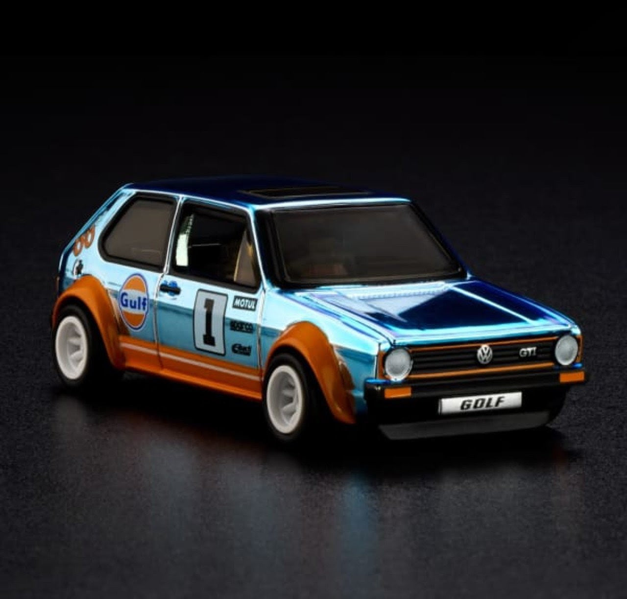 Hot Wheels RLC GULF 1976 Volkswagen Golf Mk1 GTI - Red Line Club