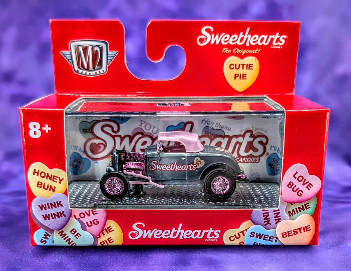 SUPER CHASE M2 Machines 1932 Ford Roadster - Sweethearts Candies - 1 of 250 - RAW Metal