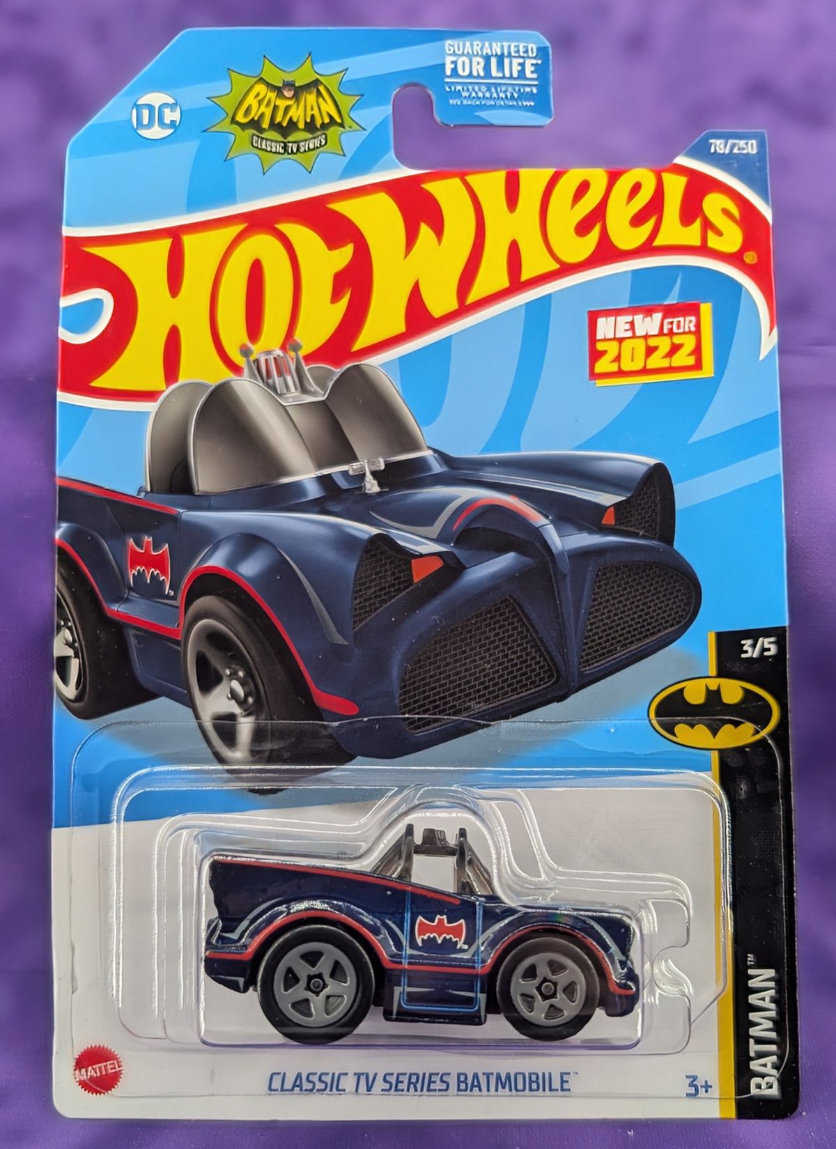 Hot Wheels Classic TV Series Batmobile - 3 Car Lot - Mainline