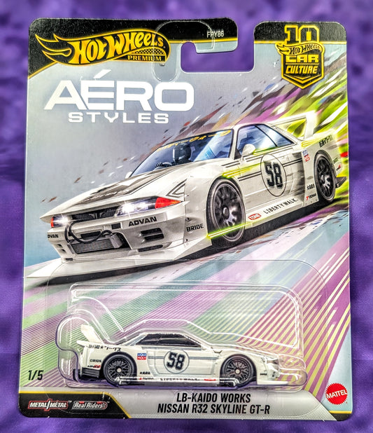 Hot Wheels LB-Kaido Works Nissan R32 Skyline GT-R - Aero Styles - Car Culture - Premium