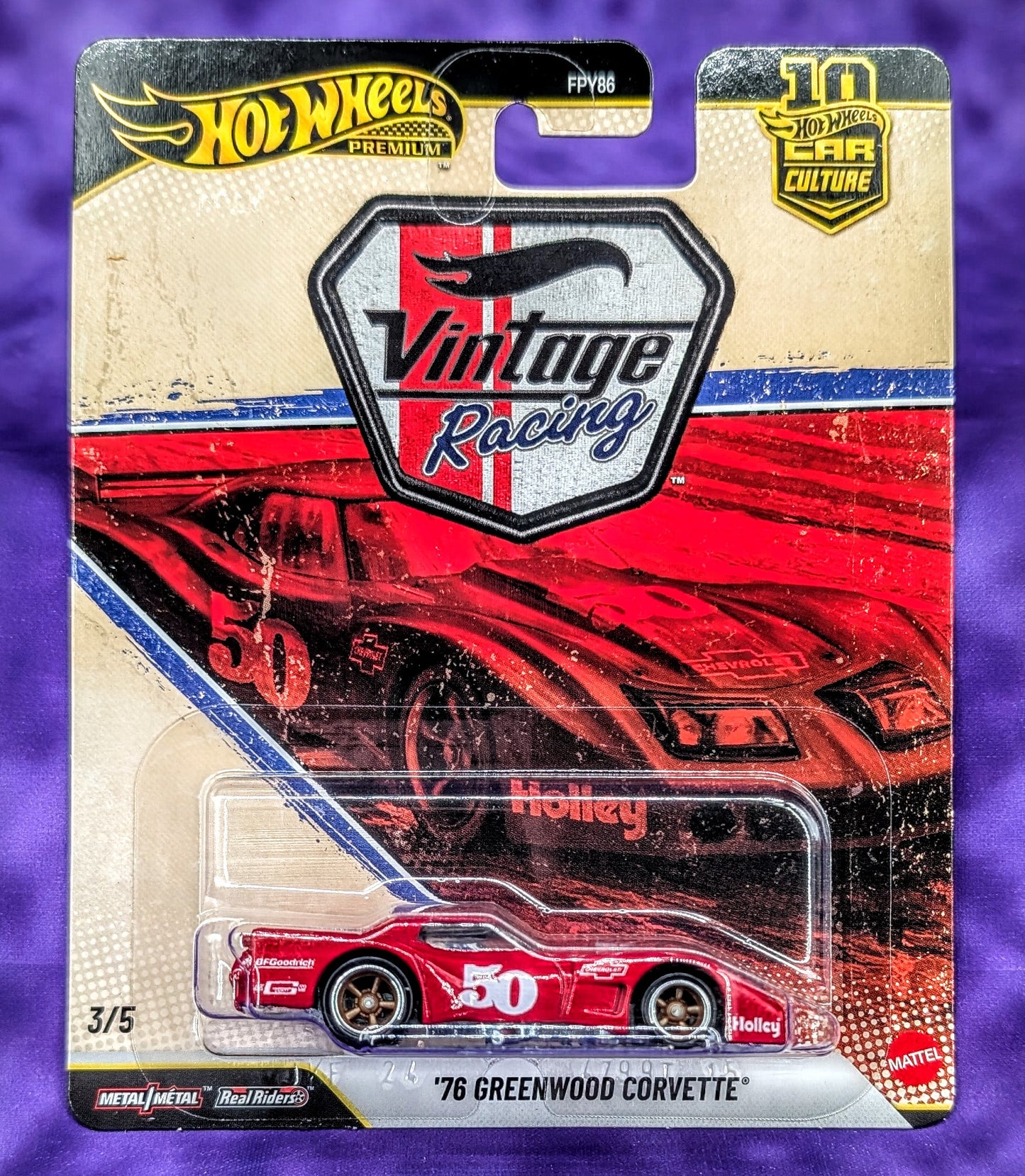 Hot Wheels Vintage Racing (Ferrari, Porsche) - Set of 5 - Car Culture - Premium