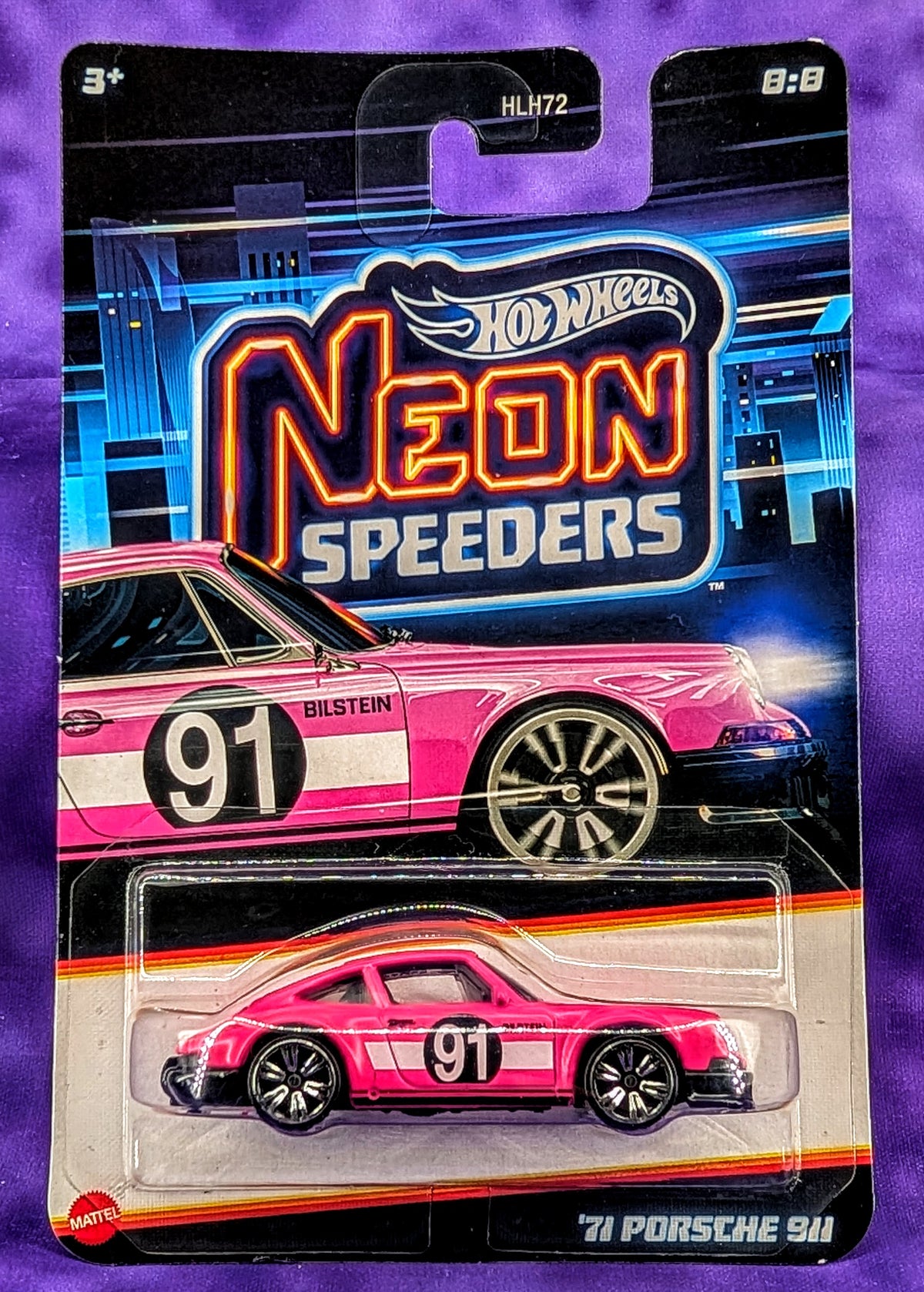 Hot Wheels '71 Porsche 911 - Neon Speeders