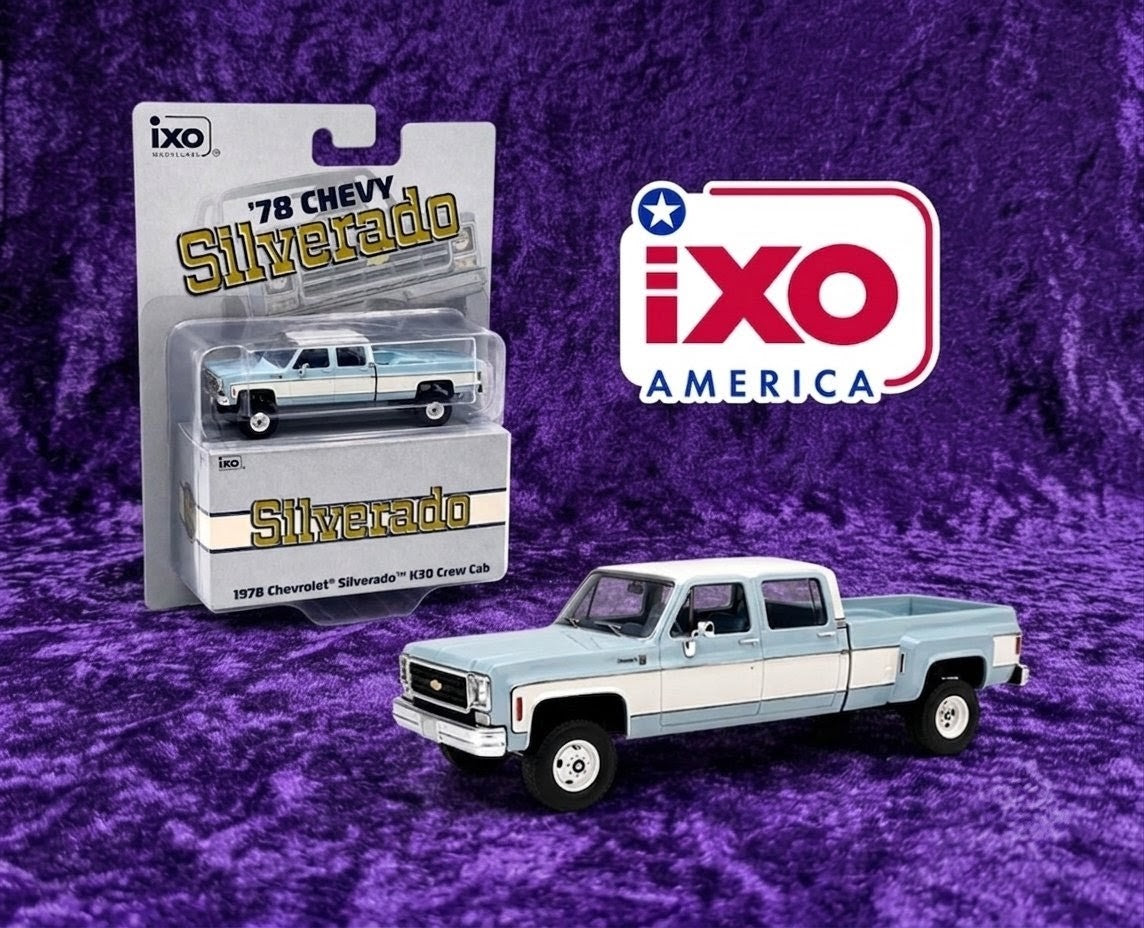 IXO Models 1978 Chevrolet Silverado K30 Crew Cab Fleetside Lifted - Limited Edition