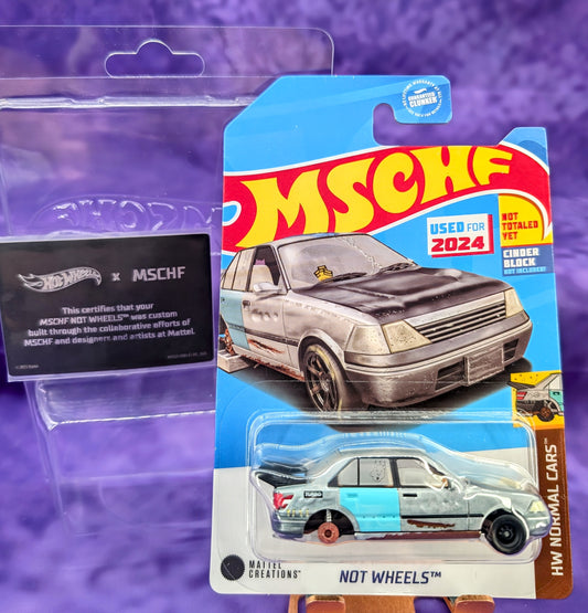 Hot Wheels x MSCHF Not Wheels - w/ Certificate of Authenticity