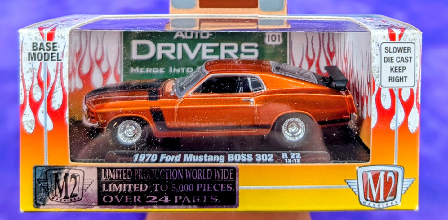 M2 Machines 1970 Ford Mustang BOSS 302 - R22 13-12