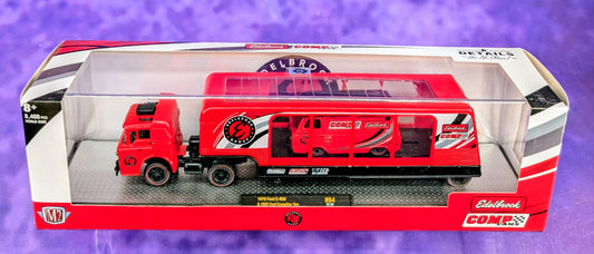M2 Machines 1970 Ford C-950 & 1965 Ford Econoline Van - Edelbrock and Comp Cams - R54 22-09