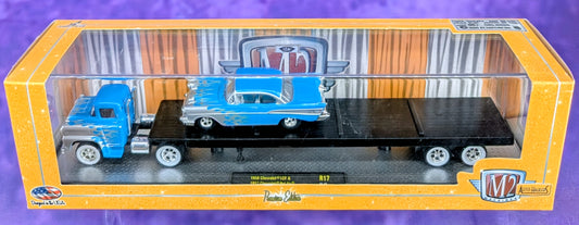 M2 Machines 1958 Chevrolet LCF & 1957 Chevrolet Bel Air - R17 15-16
