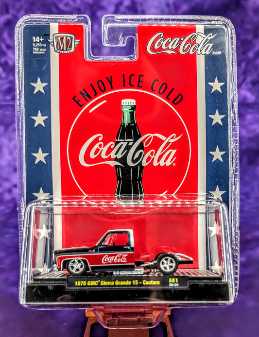 M2 Machines 1976 GMC Sierra Grande 15 – Custom (Bedless) – Coca-Cola