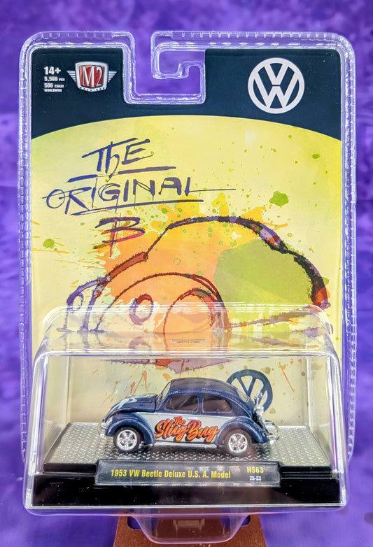 M2 Machines 1:64 1953 Volkswagen Beetle Deluxe ”The Slug Bug” Edition – Hobby Exclusive
