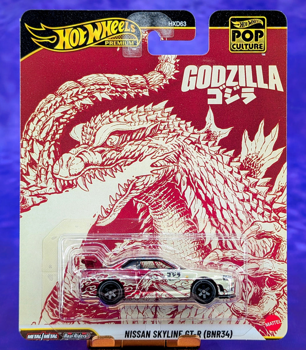 Hot Wheels Godzilla Nissan Skyline GT-R (BNR34) - Pop Culture - Premiu ...