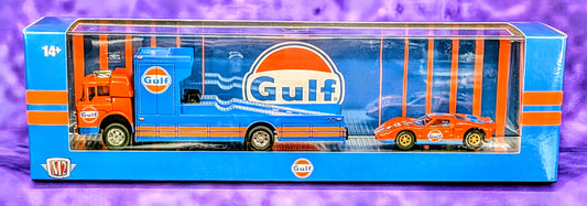 M2 Machines GULF 1970 Ford C-950 & 1966 Ford GT40 Mk II