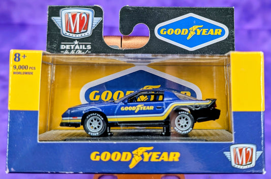 M2 Machines 1985 Chevrolet Camaro IROC-Z - Goodyear Tires - Walmart Exclusive - WMTS16 21-43
