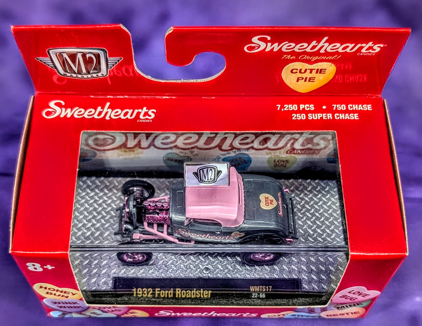 SUPER CHASE M2 Machines 1932 Ford Roadster - Sweethearts Candies - 1 of 250 - RAW Metal