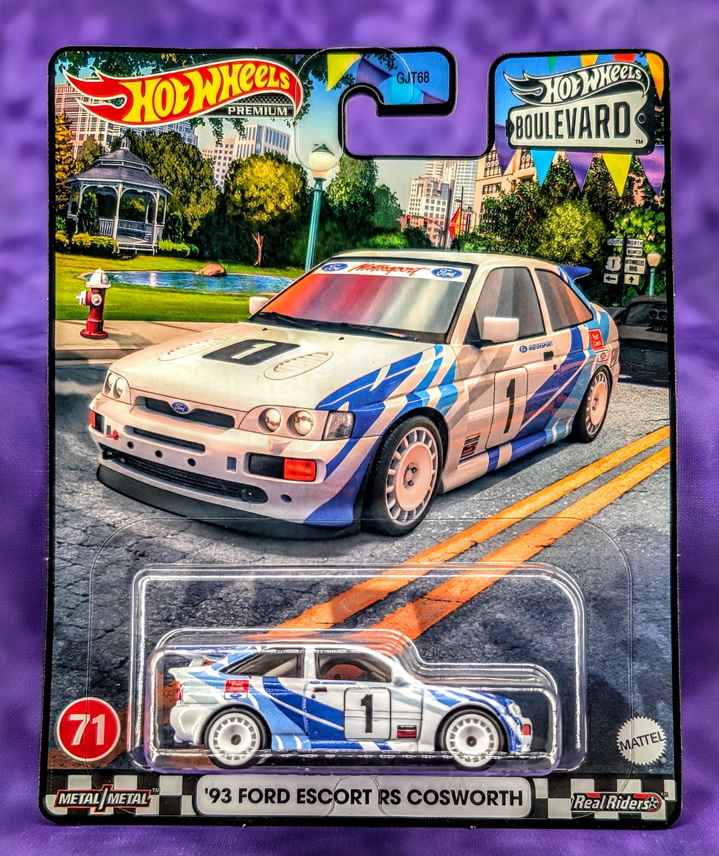 Hot Wheels '93 Ford Escort RS Cosworth - Boulevard #71 - Premium
